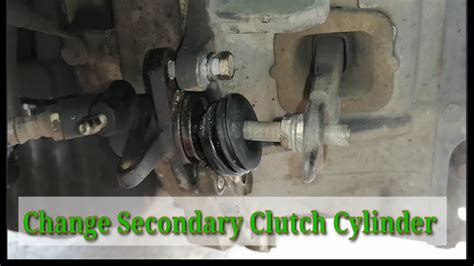 Change Secondary Clutch Cylinder Isuzu Youtube