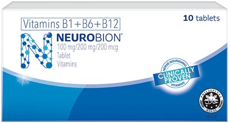 Neurobion Tablet Combination Of Vitamins B1 B6 B12