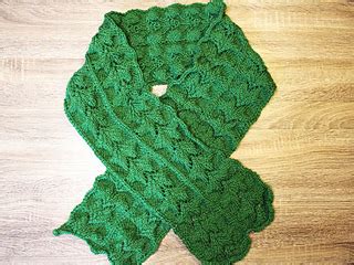 Ravelry Fiona Foliage Leaf Lace Scarf Pattern By Ashley Fong