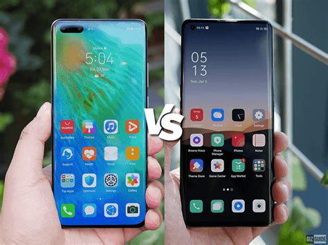 Huawei P40 Pro vs OPPO Find X2 Pro Specs Comparison