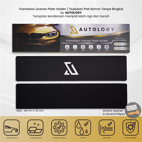 Jual Autology Frameless License Plate Holder Dudukan Plat Nomor Mobil