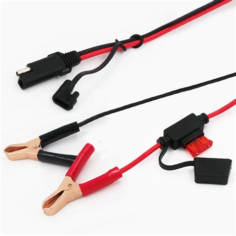 12V 24V Car Battery Alligator Crocodile Clip To SAE Quick Release