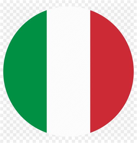 Download Italian Flag Icon Png Flag Of Italy Circle Clipart Png