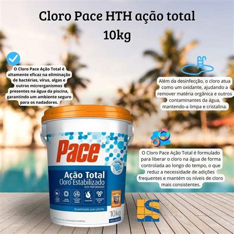 Cloro Pace A O Total Kg Para Piscina