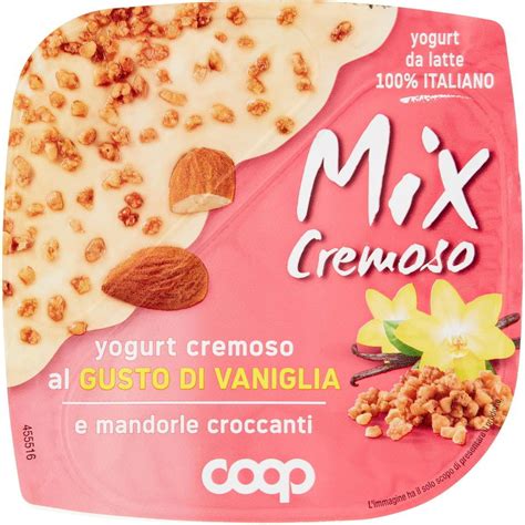 Yogurt Cremoso Alla Vaniglia E Mandorle Croccanti COOP 150 G Coop Shop