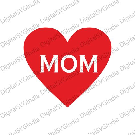 Mom Love Svg Mother Svg Mothers Day Svg Mom Frame Svg Mum Svg Mom