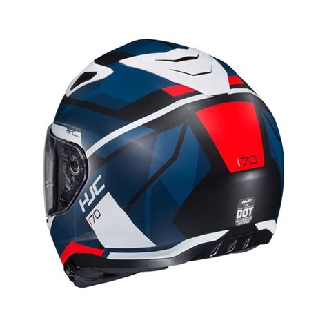 Capacete Hjc I Elim Mc Sf Azul Vermelho Branco Sbs Motos