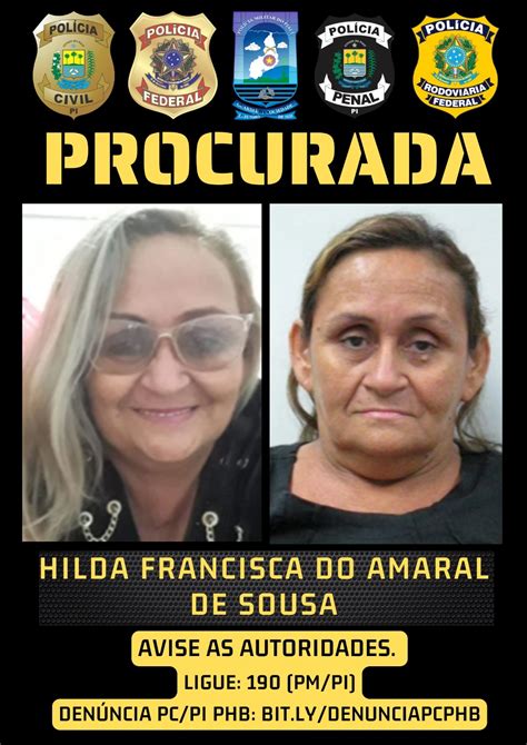 Forças de segurança de Parnaíba divulga fotos de foragidos da Justiça