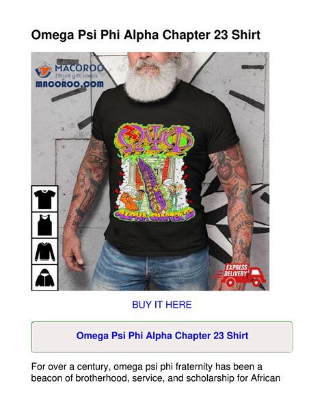 Omega Psi Phi Alpha Chapter 23 Shirt By Macoroo Issuu