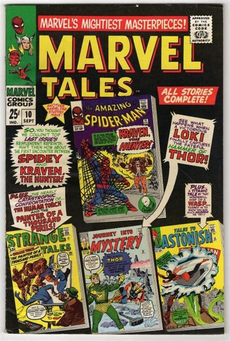 Marvel Tales Original Vintage Reprints Spiderman St Kraven