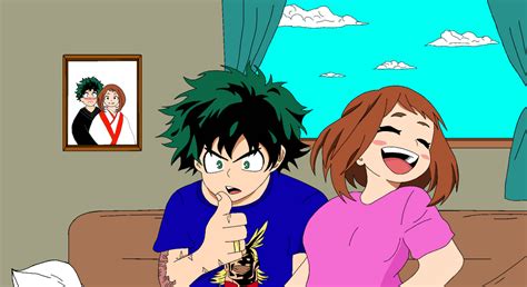 Deku X Uraraka Ak3r Illustrations Art Street