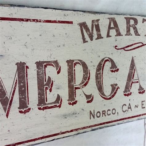 Mercantile Wood Sign Customize Your Own Hand Crafted Decor Etsy