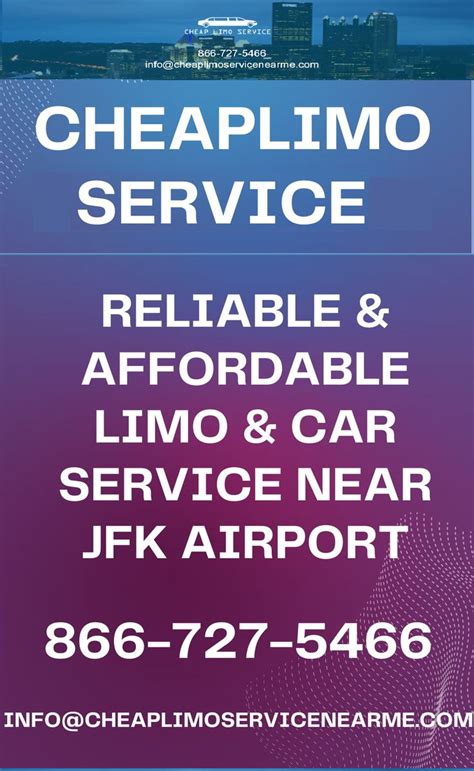 Cheap Limo Service Near JFK Airport | Limo, Jfk, Airport car service