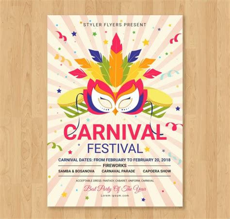 Carnival Poster Template 25 Free And Premium Download