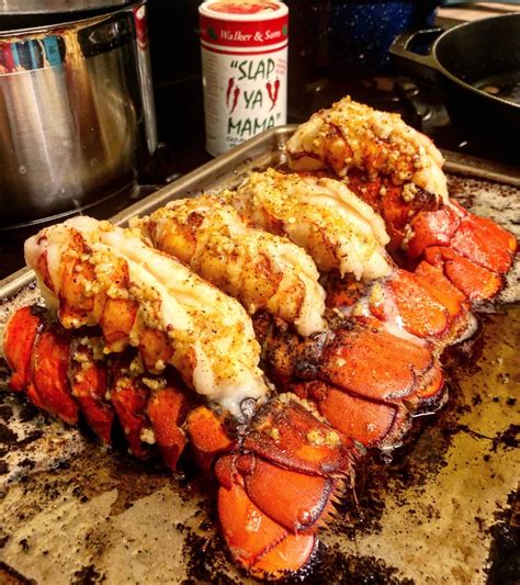 Grilled Lobster Tails - Slap Ya Mama