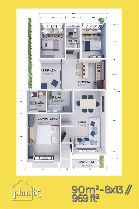 Cocina Abierta 90m2 Cuánto cuesta construir una casa de 90m2