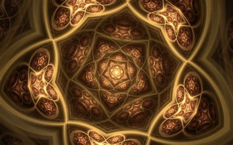 Fractal Glow Shape Lines Abstraction 4k Hd Abstract Wallpapers Hd