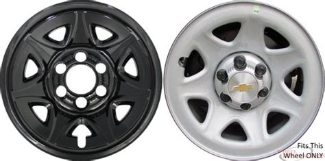 Chevrolet Silverado Gmc Sierra Black Wheel Skins Hubcapswheelcovers