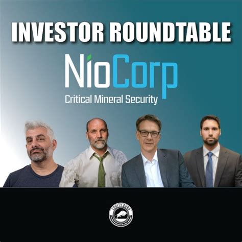 Niocorp Developments Ltd Nb To Investor Roundtable Video