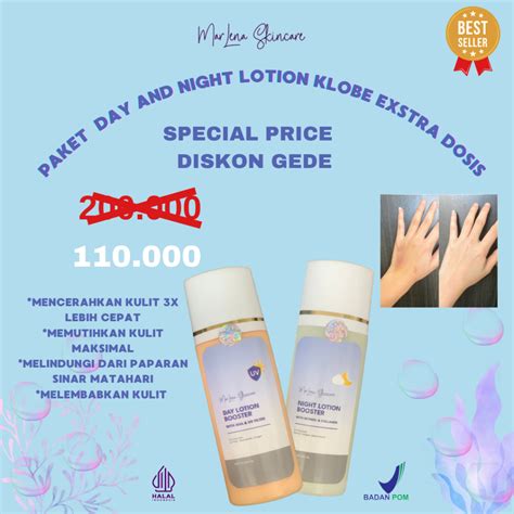 Jual COD ORIGINAL HB LOTION BOOSTER Super Dosis Tinggi 2X Siang Malam