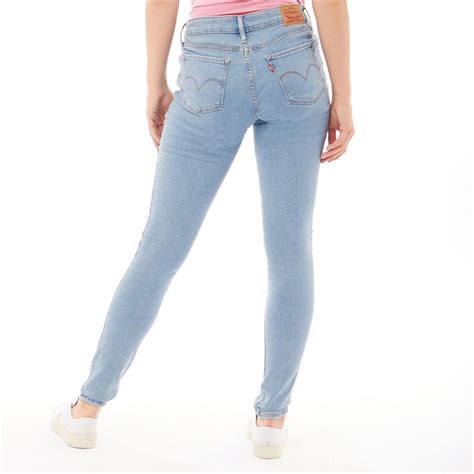 Levis Dames 711 Skinny Jeans Licht Stonewash