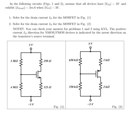 Solved In The Following Circuits Figs 1 And 2 Assume