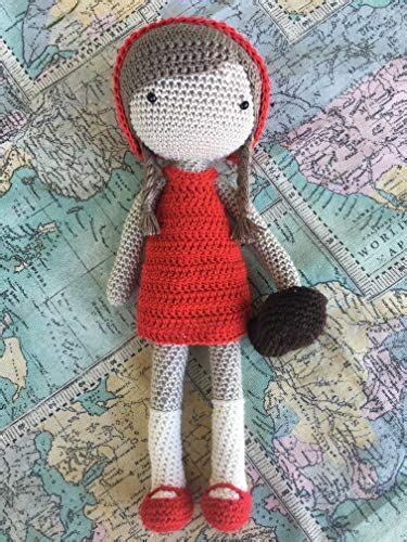 MUÑECA CAPERUCITA ROJA AMIGURUMI GANCHILLO Amazon es Handmade