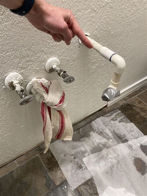 Sink’s vent(?) pipe slowly dripping water while under renovation. Any
