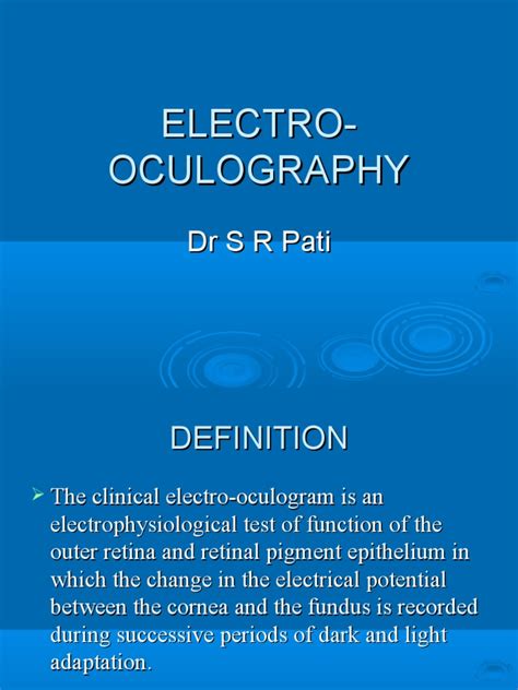 Electrooculography | PDF | Retina | Visual Perception