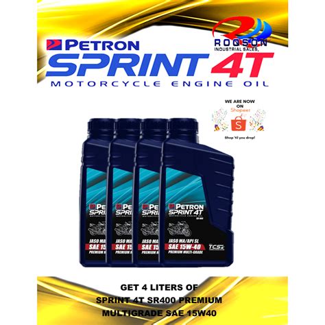 Petron Sprint T Sr Premium Multigrade Sae W Liters