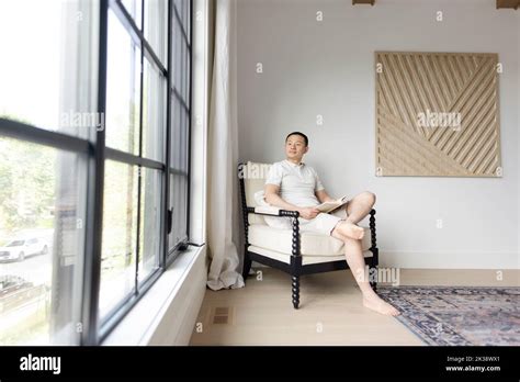 Mature Man Sitting In Armchair Hi Res Stock Photography And Images Alamy