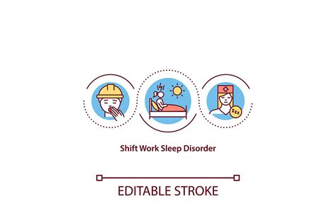 Shift Work Sleep Disorder Concept Icon Graphic By Bsd Studio Creative