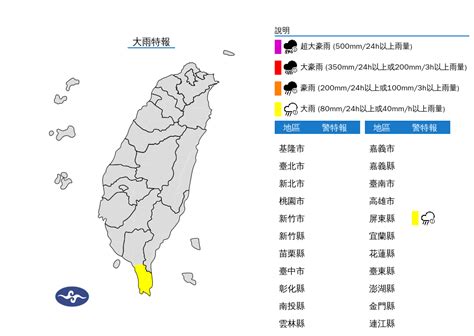 快訊／對流旺盛 1地大雨特報 Ettoday生活新聞 Ettoday新聞雲