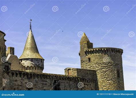 Chateau De Vitre - Medieval Castle in the Town of Vitre, France Stock ...