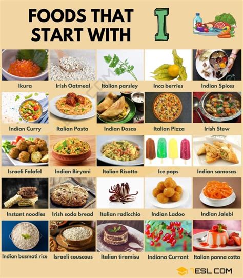 65+ Foods that Start with I in English • 7ESL