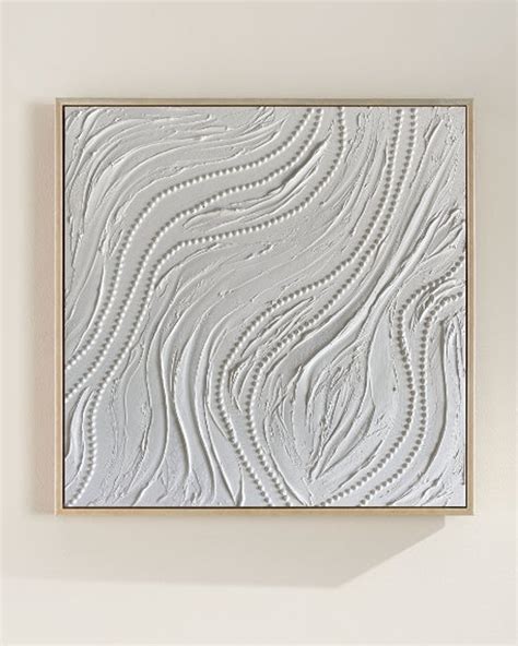 White Abstract Painting White 3D Textured Painting White - Etsy