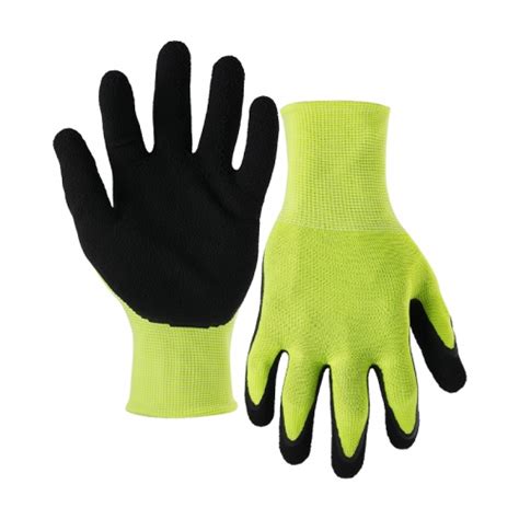 G Polyester Shell Latex Foam Palm Coated Gloves Foam