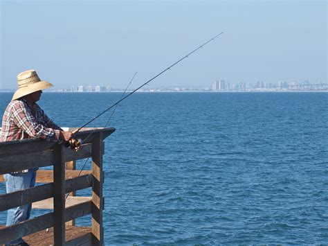 Olympus Digital Camera Pier Fishing In California