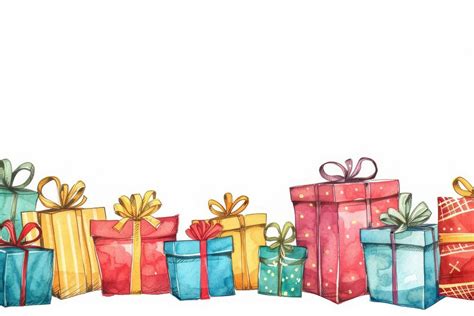 Gift Boxes Backgrounds White Background Premium Photo Illustration