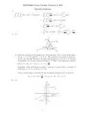 Tutorial 6 Solns MAST20009 Vector Calculus Semester 2 2016 Tutorial 6