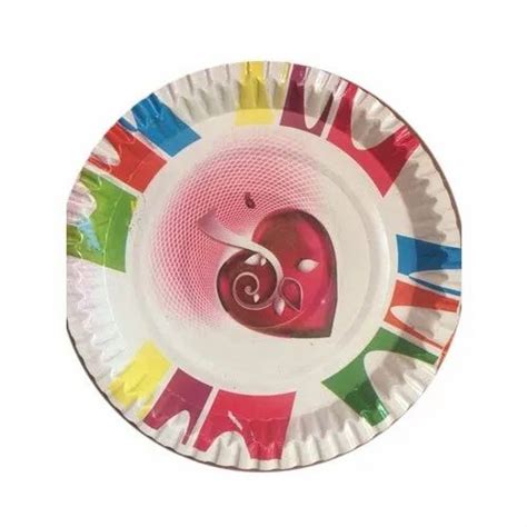 Printed Laminated Paper Plate For Event And Party Supplies At Rs 1 00