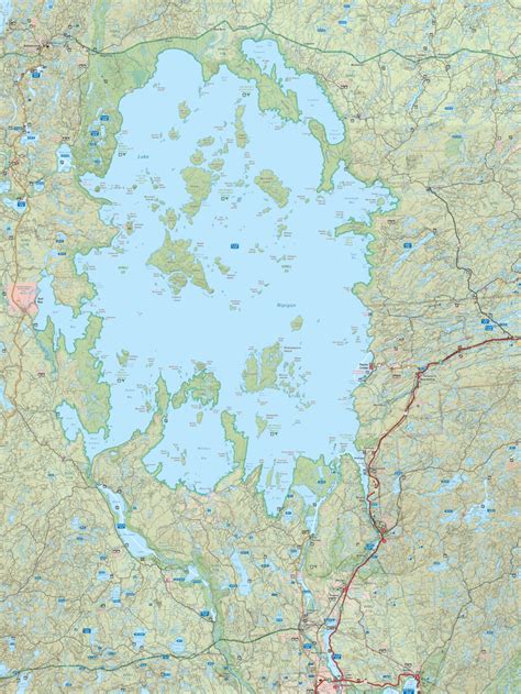 Lake Nipigon Map