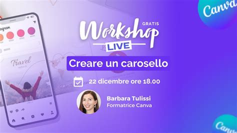 Workshop Creare Un Carosello Con Canva YouTube