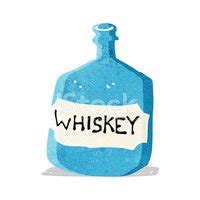 Cartoon Old Whiskey Bottle Stock Clipart Royalty Free FreeImages