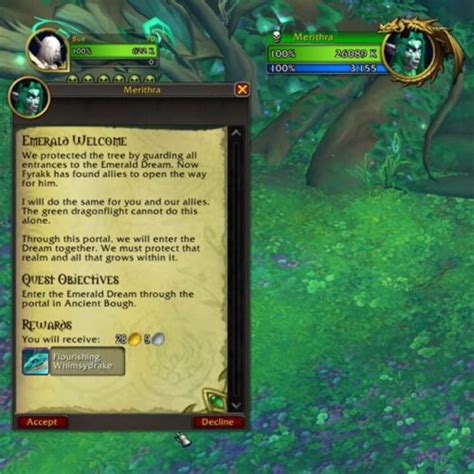 Wow Dragonflight How To Unlock The Emerald Dream Portal In Valdrakken