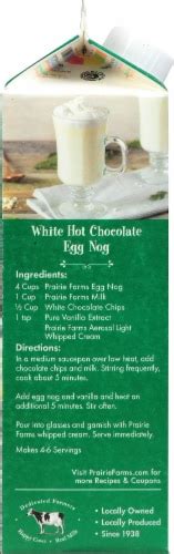 Prairie Farms® Egg Nog 1 Qt Kroger