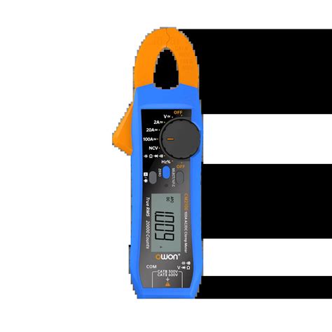 Owon CM2100 CM2100B Digital AC DC Clamp Meter Mini Smart Portable