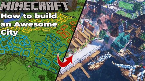 How To Build An Awesome City In Minecraft Survival Youtube