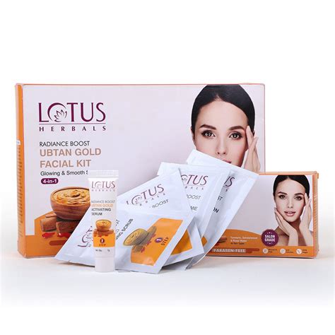 Radiance Boost Ubtan Gold Facial Kit - Lotus Herbals