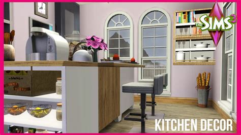 The Sims 3 The Baseline Kitchen Decor Youtube